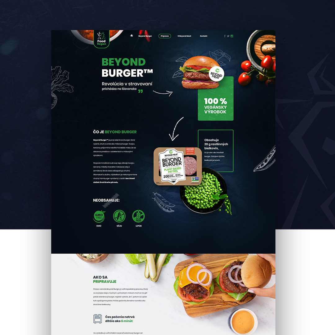 FoodVegan Webdesign