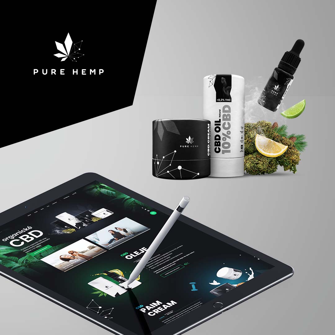 Pure Hemp E-commerce Webdesign